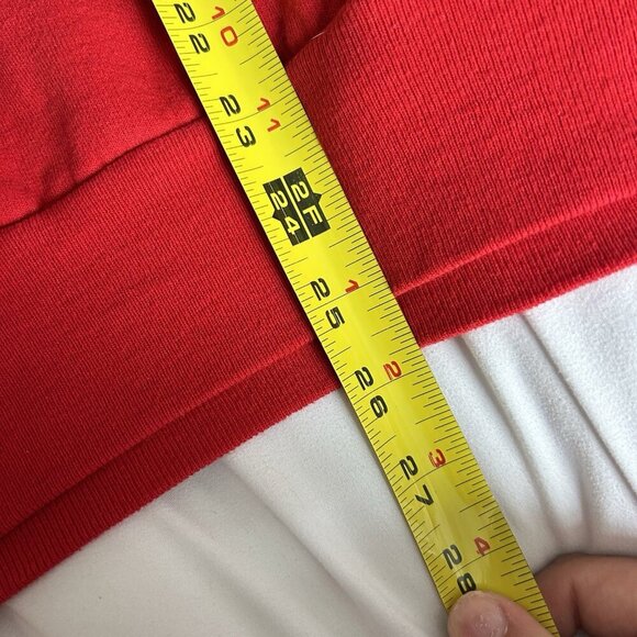 Vintage 90s Mickey Mouse Disney Pullover Hoodie Womens Medium M Red Hanes - Picture 4 of 6